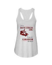 SOUTH AFRICAN GIRL LIVING IN CANADIAN WORLD Ladies Flowy Tank thumbnail