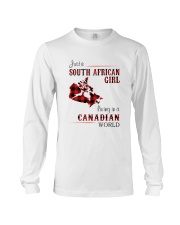 SOUTH AFRICAN GIRL LIVING IN CANADIAN WORLD Long Sleeve Tee thumbnail
