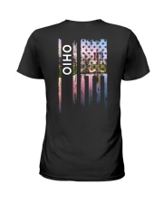 Ohio View In Us Flag Ladies T-Shirt tile