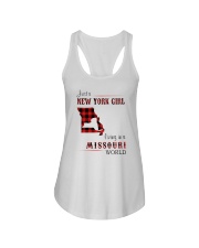 NEW YORK GIRL LIVING IN MISSOURI WORLD Ladies Flowy Tank thumbnail