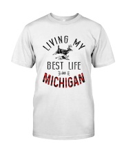 Living My Best Life In Michigan Classic T-Shirt tile