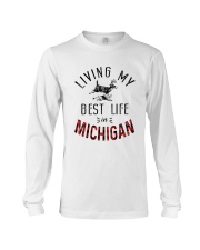 Living My Best Life In Michigan Long Sleeve Tee tile