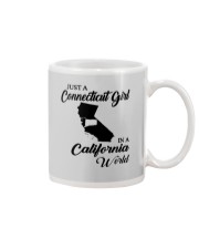 JUST A CONNECTICUT GIRL IN A CALIFORNIA WORLD Mug thumbnail