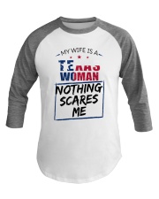 My Wife Is A Texas Woman Baseball Tee tile