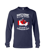 AWESOME IS A SIDE EFFECT OF CANADIAN GUY Long Sleeve Tee thumbnail