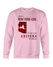 NEW YORK GIRL LIVING IN ARIZONA WORLD Crewneck Sweatshirt thumbnail
