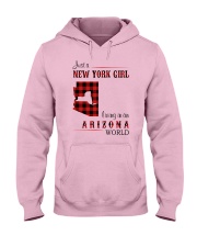 NEW YORK GIRL LIVING IN ARIZONA WORLD Hooded Sweatshirt thumbnail