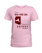 NEW YORK GIRL LIVING IN ARIZONA WORLD Ladies T-Shirt thumbnail