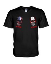 My Home My Blood Canada V-Neck T-Shirt tile