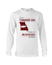 TENNESSEE GIRL LIVING IN MISSOURI WORLD Long Sleeve Tee thumbnail