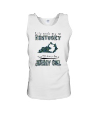 JERSEY GIRL LIFE TOOK TO KENTUCKY Unisex Tank tile