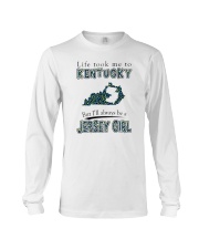 JERSEY GIRL LIFE TOOK TO KENTUCKY Long Sleeve Tee tile
