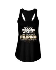 Filipino Sunshine Has Arrived Ladies Flowy Tank tile