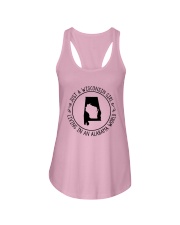 WISCONSIN GIRL LIVING IN ALABAMA WORLD Ladies Flowy Tank thumbnail