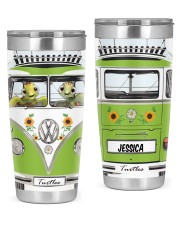 Custom Name Tumbler Turtles Bus 20oz Tumbler front