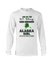 God Created Alaska Girl Long Sleeve Tee tile