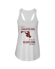 JAMAICAN GIRL LIVING IN MARYLAND WORLD Ladies Flowy Tank thumbnail