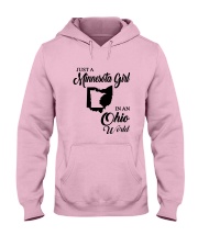 JUST A MINNESOTA GIRL IN AN OHIO WORLD Hooded Sweatshirt thumbnail