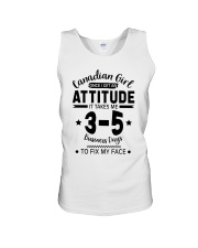 Canadian Girl I Need 3-5 Business Days To Fix My Face Unisex Tank tile