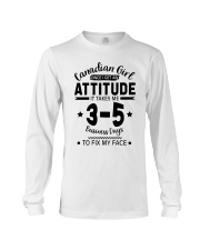 Canadian Girl I Need 3-5 Business Days To Fix My Face Long Sleeve Tee tile