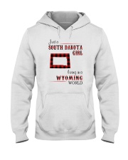 SOUTH DAKOTA GIRL LIVING IN WYOMING Hooded Sweatshirt thumbnail