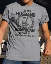 I'M THE HUSBAND OF A DOMINICAN WOMAN Classic T-Shirt apparel-classic-tshirt-lifestyle-28
