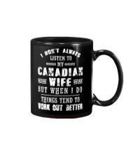 CANADIAN WIFE THINGS TEND TO WORK OUT BETTER Mug thumbnail