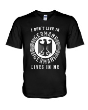 GERMANY LIVES IN ME V-Neck T-Shirt thumbnail
