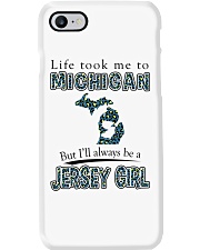 JERSEY GIRL LIFE TOOK TO MICHIGAN Phone Case tile