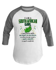 South African Girl I Can't Control Baseball Tee tile
