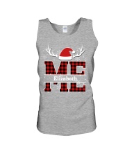 Maine Plaid Pattern Christmas Unisex Tank tile