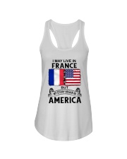 LIVE IN FRANCE BEGAN IN AMERICA ROOT WOMEN Ladies Flowy Tank thumbnail