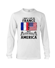 LIVE IN FRANCE BEGAN IN AMERICA ROOT WOMEN Long Sleeve Tee thumbnail