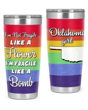 Oklahoma Girl I'm Not Fragile 20oz Tumbler tile