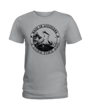 MADE IN LOUISIANA A LONG TIME AGO Ladies T-Shirt tile