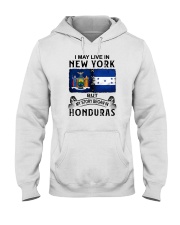 LIVE IN NEW YORK BEGAN IN HONDURAS Hooded Sweatshirt thumbnail