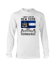LIVE IN NEW YORK BEGAN IN HONDURAS Long Sleeve Tee thumbnail