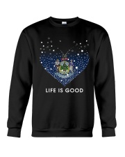Maine Flag Star Crewneck Sweatshirt tile