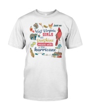 WEST VIRGINIA GIRLS SUNSHINE MIXED HURRICANE Classic T-Shirt thumbnail