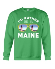 I'd Rather In Maine Crewneck Sweatshirt tile