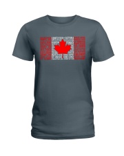 Canada City Flag Ladies T-Shirt tile