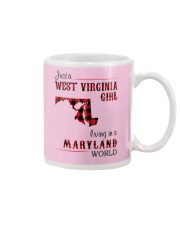 WEST VIRGINIA GIRL LIVING IN MARYLAND WORLD Mug tile