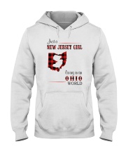 JERSEY GIRL LIVING IN OHIO WORLD Hooded Sweatshirt thumbnail
