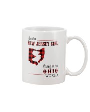 JERSEY GIRL LIVING IN OHIO WORLD Mug thumbnail