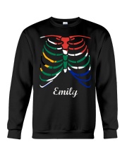 South Africa Halloween Skeleton Flag Crewneck Sweatshirt tile