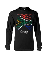 South Africa Halloween Skeleton Flag Long Sleeve Tee tile