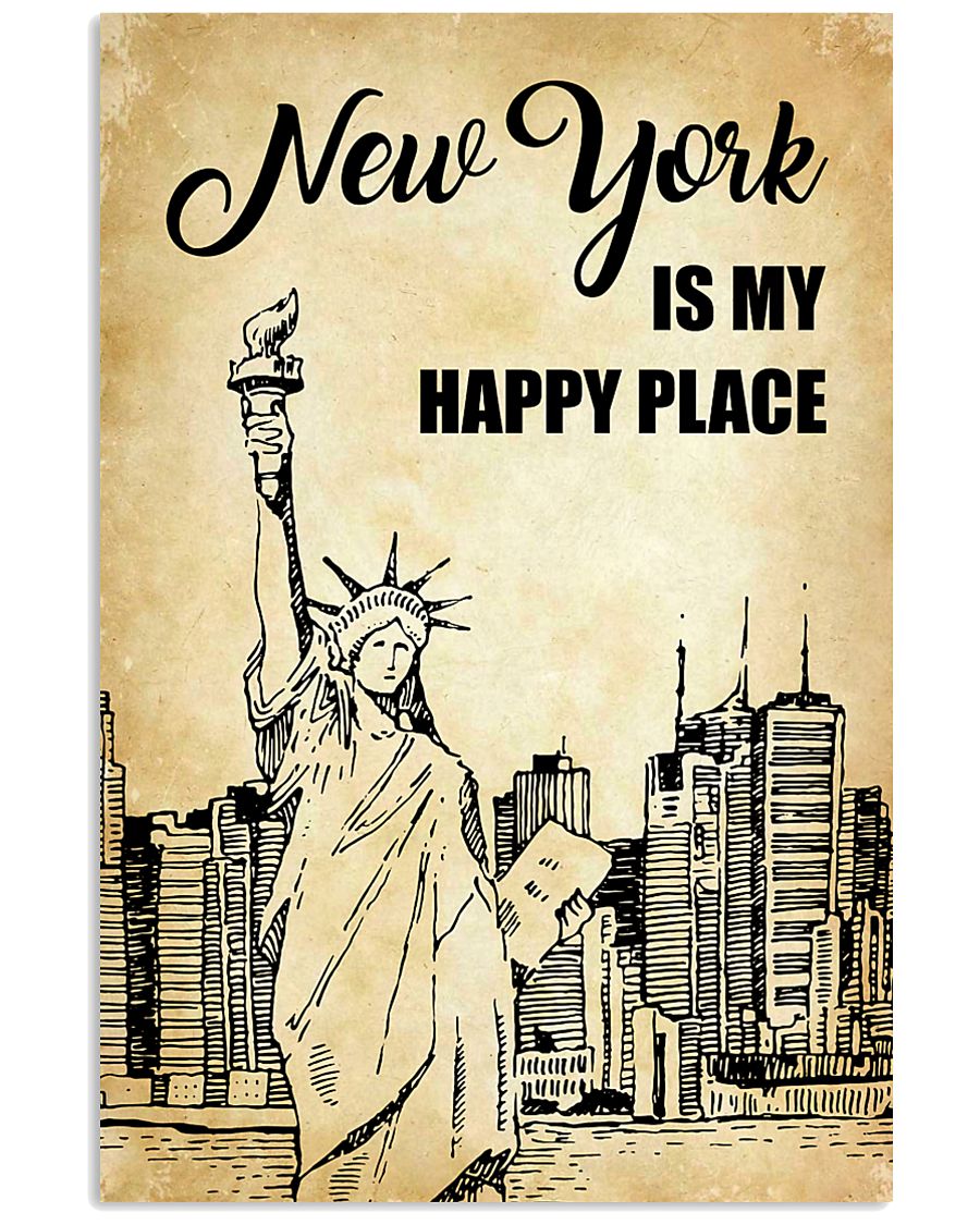 NEW YORK IS MY HAPPY PLACE 11x17 Poster