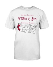 CALIFORNIA OREGON THE LOVE FATHER AND SON Classic T-Shirt thumbnail