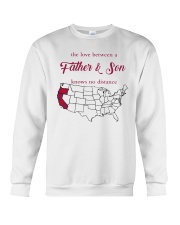 CALIFORNIA OREGON THE LOVE FATHER AND SON Crewneck Sweatshirt thumbnail