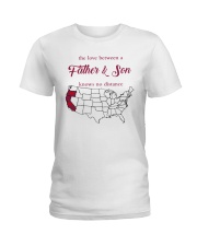 CALIFORNIA OREGON THE LOVE FATHER AND SON Ladies T-Shirt thumbnail